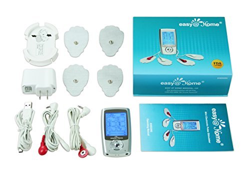 Portable Pain-Relief Electronic Pulse Massager - Easy@Home EHE029G 2