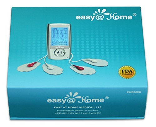Portable Pain-Relief Electronic Pulse Massager - Easy@Home EHE029G 3