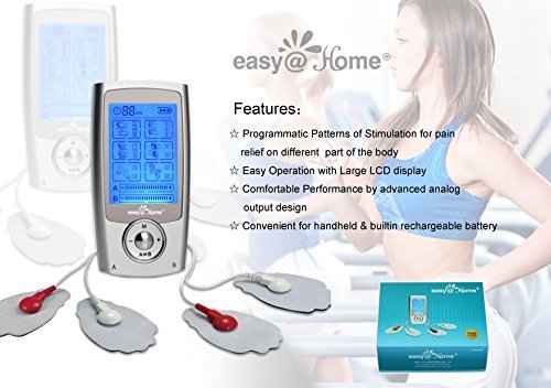 Portable Pain-Relief Electronic Pulse Massager - Easy@Home EHE029G 4